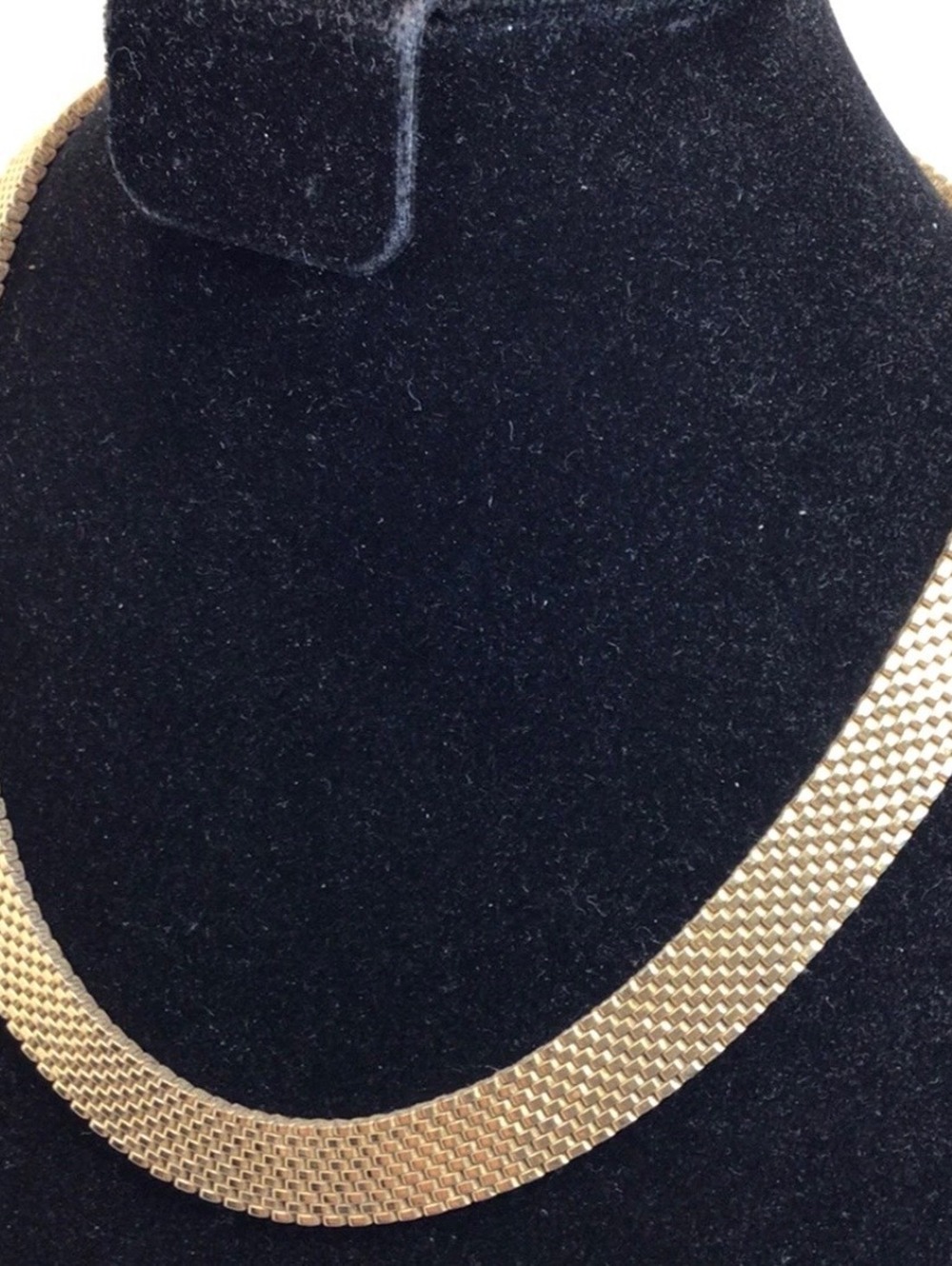 Vintage Nanasi 1/20 12K Gold Filled Mesh Collar Necklace